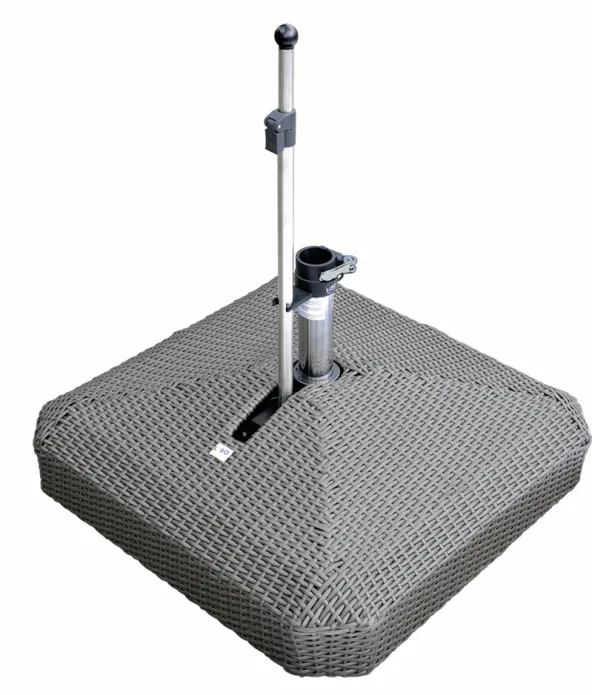 Sonnenschirmst�nder LIRO �Midi Plus 100K Rattan anthrazit� Schnellspannung